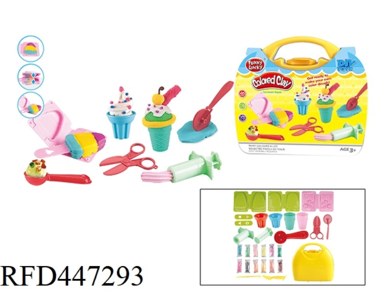 ICE CREAM POPSICLE PLUS 12 COLOR MUD