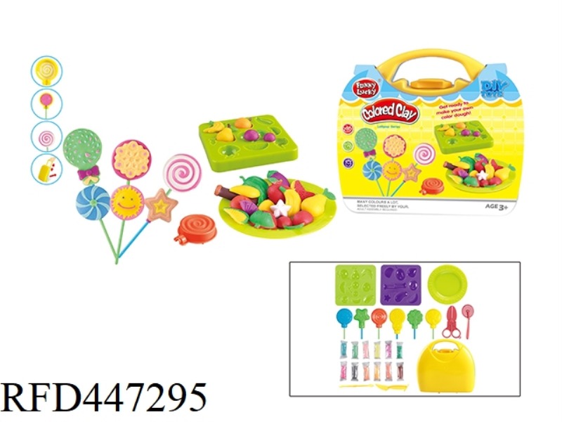 FRUIT LOLLIPOP PLUS 12 COLOR MUD