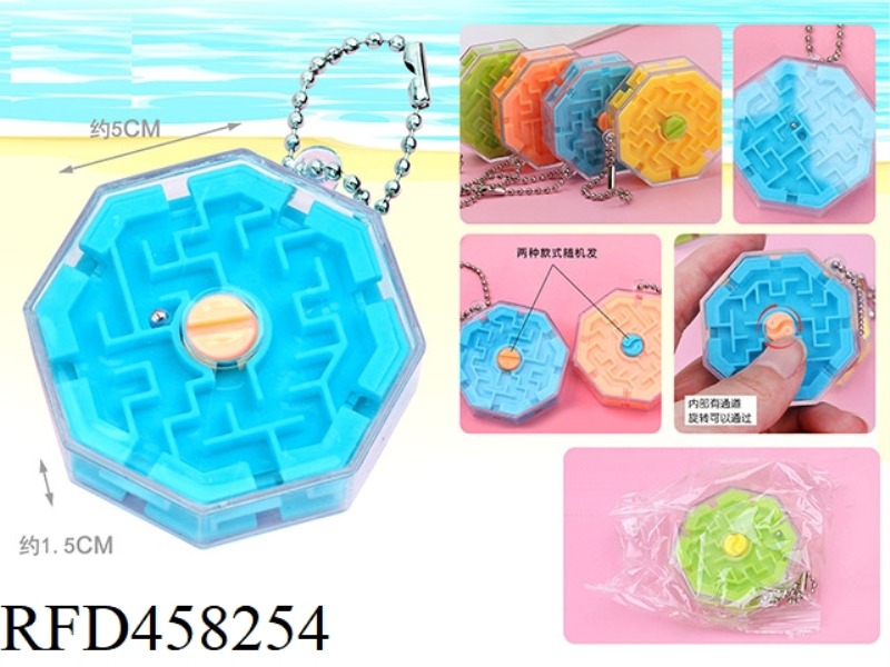 3D THREE-DIMENSIONAL TEN SIDED EIGHT TRIGRAMS MAZE