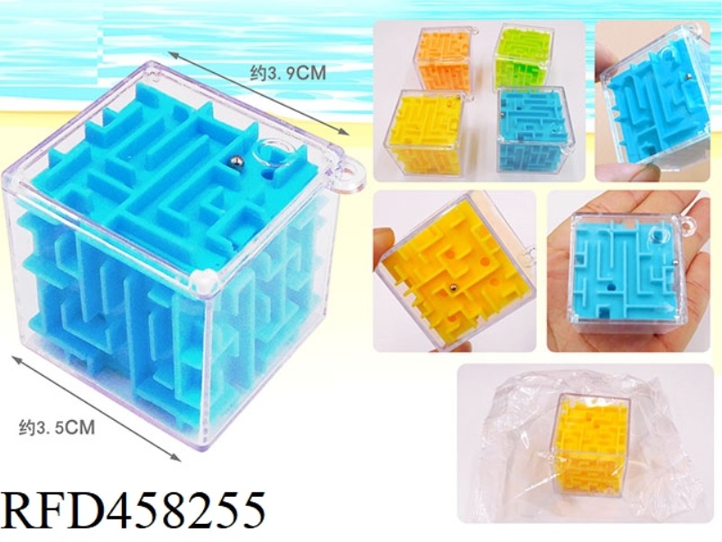 3D STEREOSCOPIC 6-SIDED EXIT DECOMPRESSION MAZE