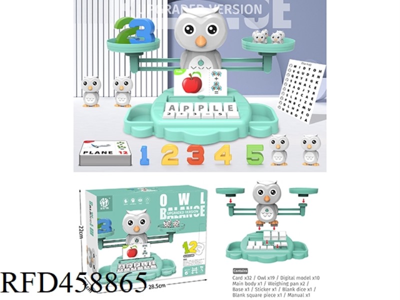 (3 IN 1 CARD MACHINE ALPHANUMERIC LEARNING SCIENCE AND EDUCATION BALANCE EDUCATIONAL TOY)
