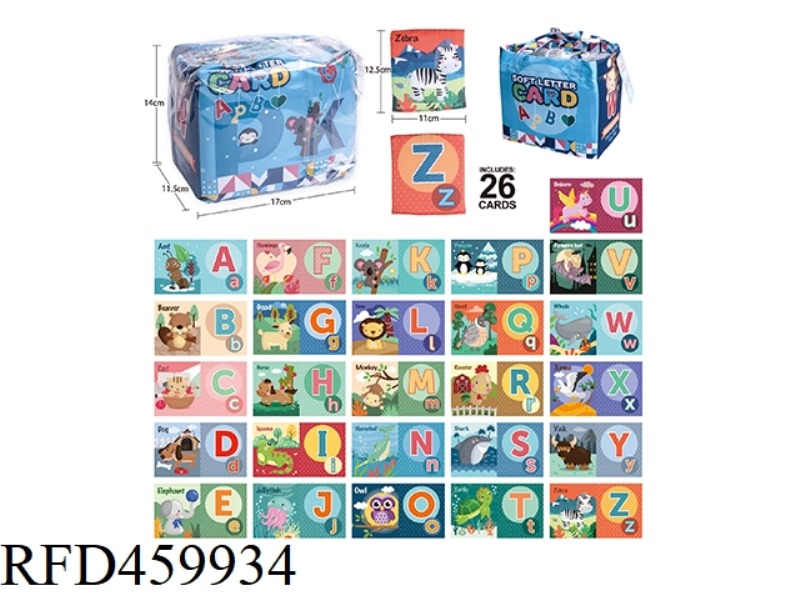 26 LETTER CARD CLOTH BOOK