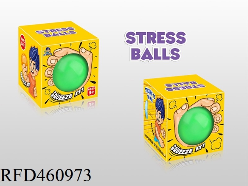 BOX LARGE BALL SOLID COLOR 7 CM