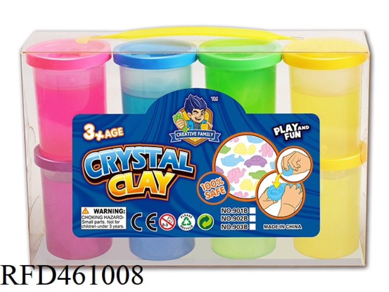 8 BOTTLES OF 2 AMP CRYSTAL MUD