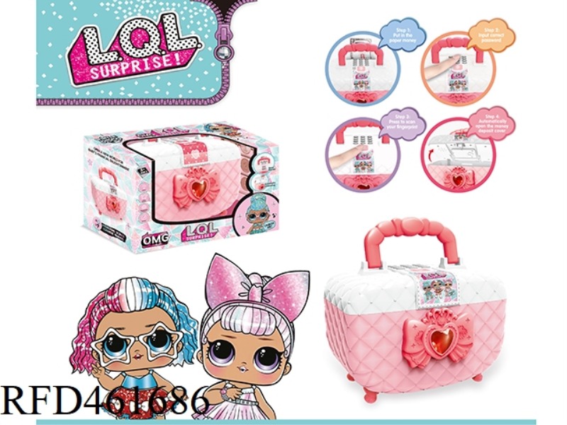 COSMETIC BAG PIGGY BANK