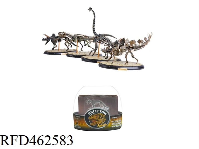 ASSEMBLED SKELETON DINOSAUR (TRICERATOPS)