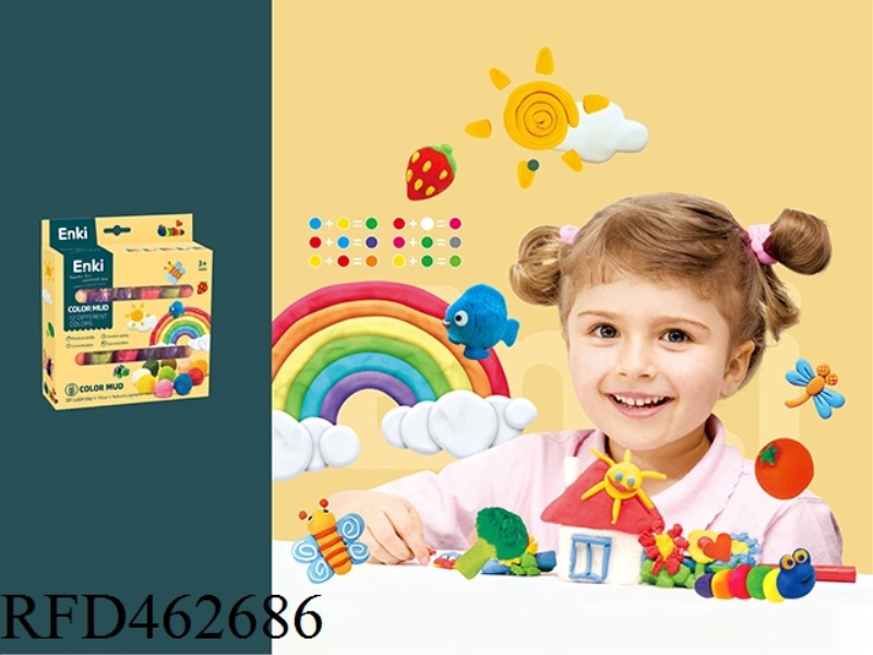 COLORED CLAY BAR 12 COLORS