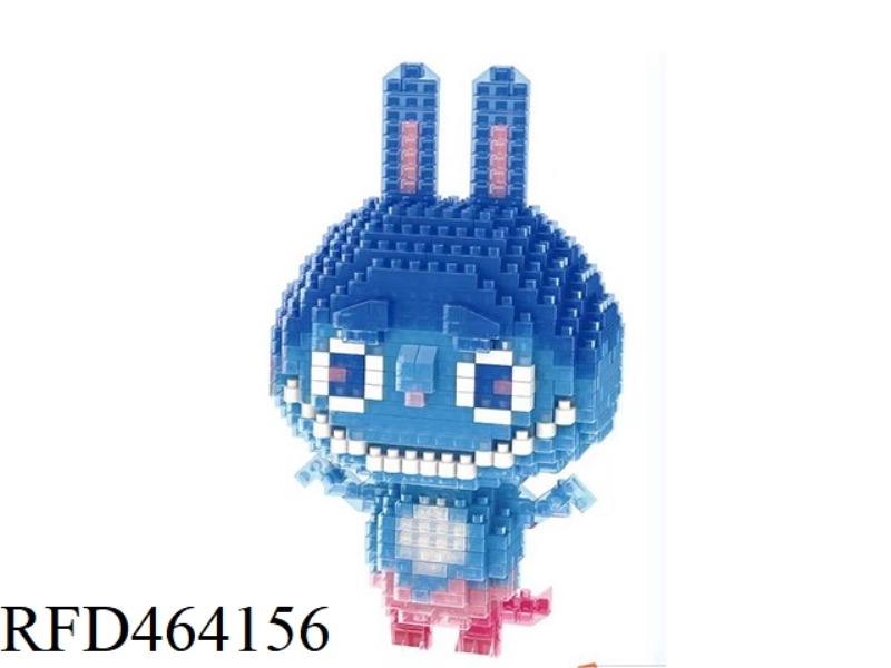 TRANSPARENT BLUE RABBIT
