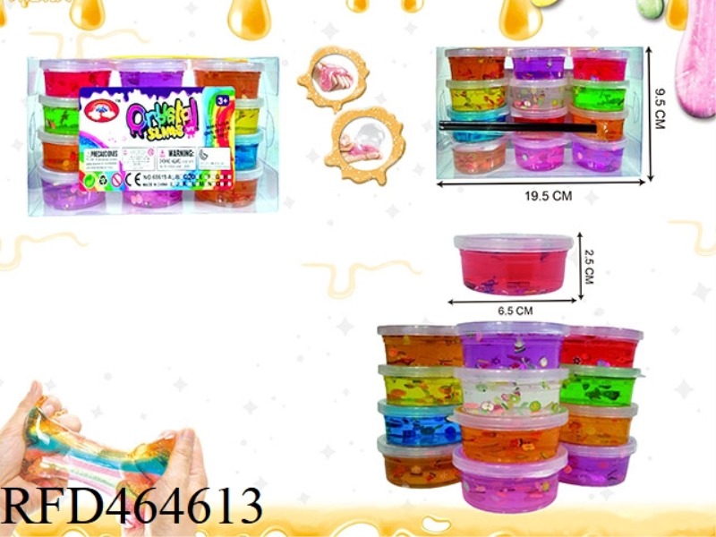 SLIM 12 COLOR FRUIT CRYSTAL MUD