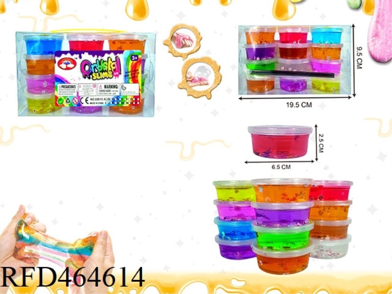SLIM 12 COLOR CHRISTMAS CRYSTAL MUD