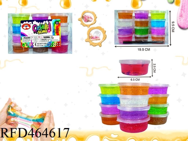 SLIM 12 COLOR LASER CRYSTAL MUD