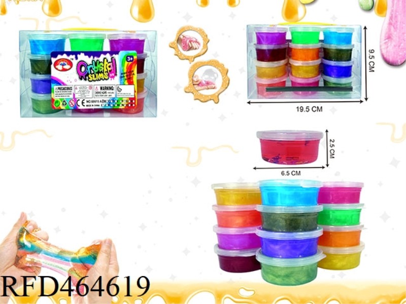 SLIM 12 COLOR HEAVY PEARL CRYSTAL MUD