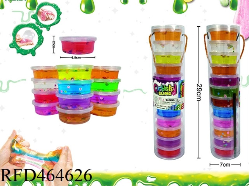 SLIM 12 COLOR FLOWER CRYSTAL MUD