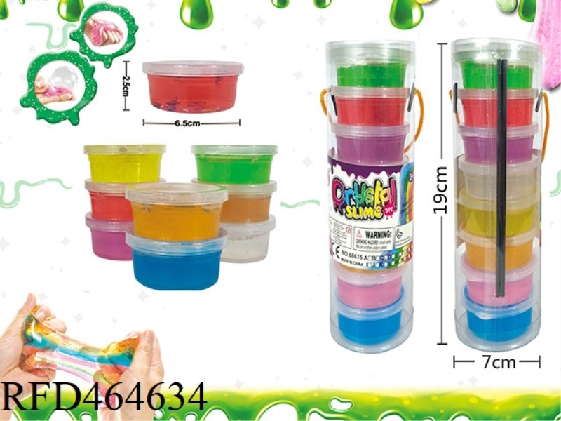 SLIM 8-COLOR CHRISTMAS CRYSTAL MUD