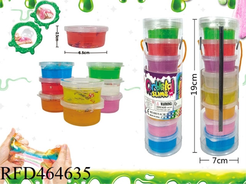 SLIM 8 COLOR CARTOON ANIMAL CRYSTAL MUD