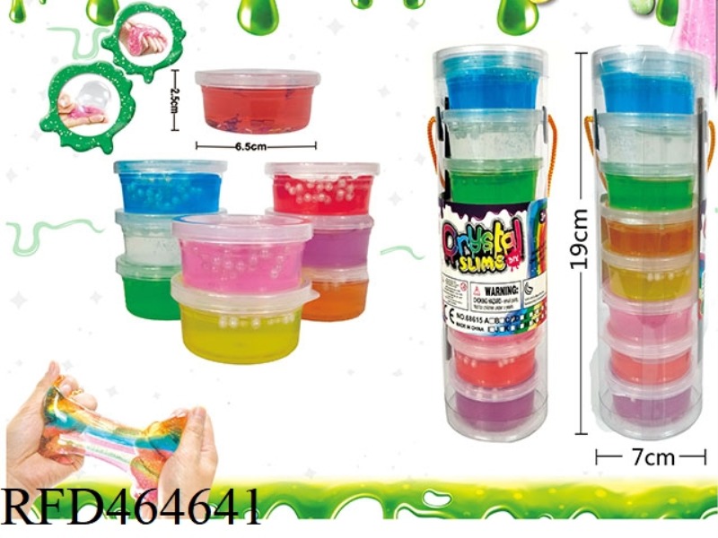 SLIM 8-COLOR WHITE PEARL CRYSTAL MUD