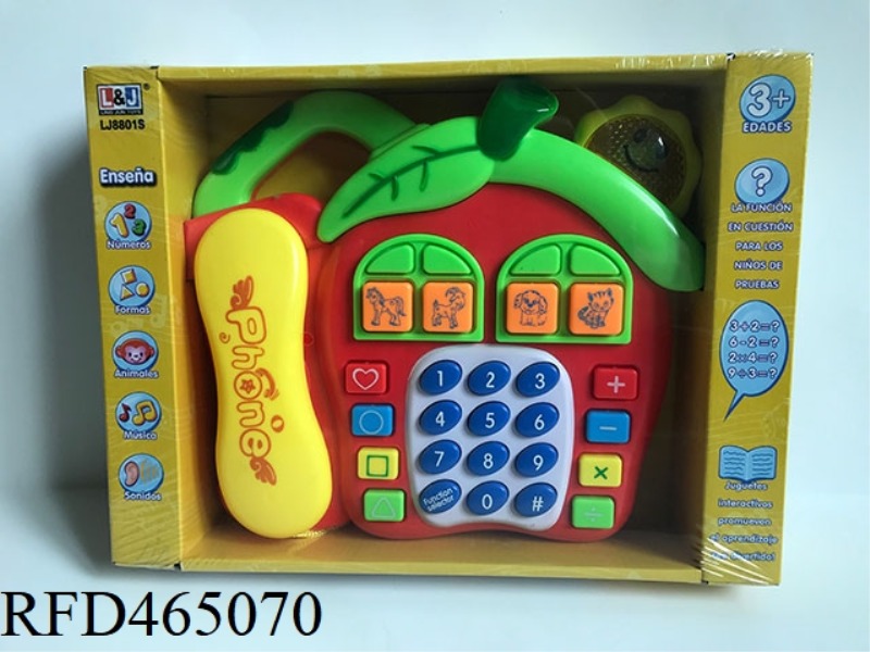 LIGHT AND MUSIC LEARNING PHONE WESTERN LANGUAGE