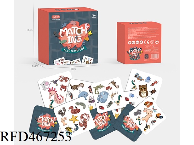 ANIMAL PAIR PUZZLE CHESS AND CARD GAME