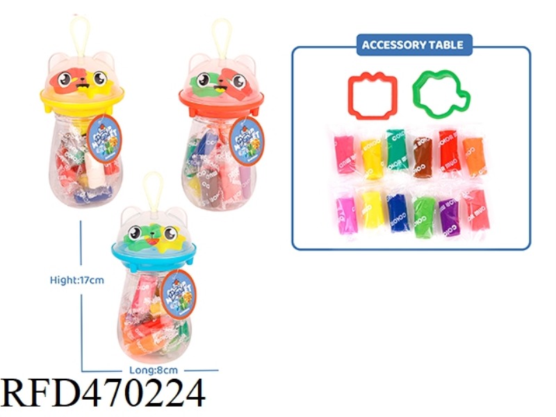 COLOR CLAY SET (6G/BAR)