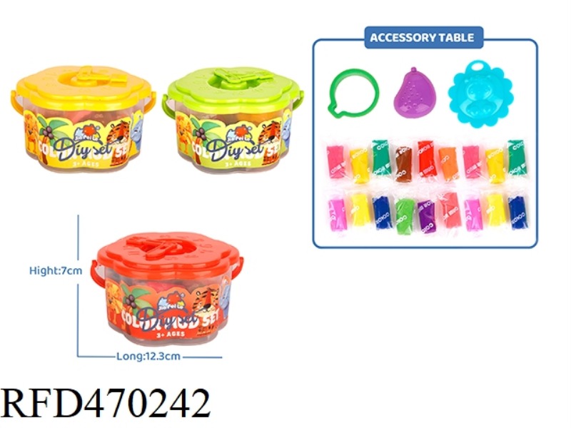 COLOR CLAY SET (6G/BAR)