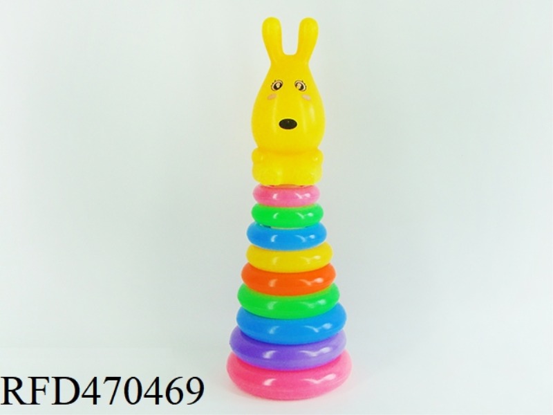 9 LAYER RABBIT ROUND RING