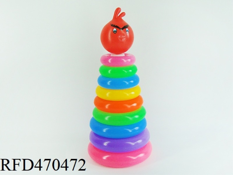 9 LAYERS ANGRY BIRDS ROUND RING