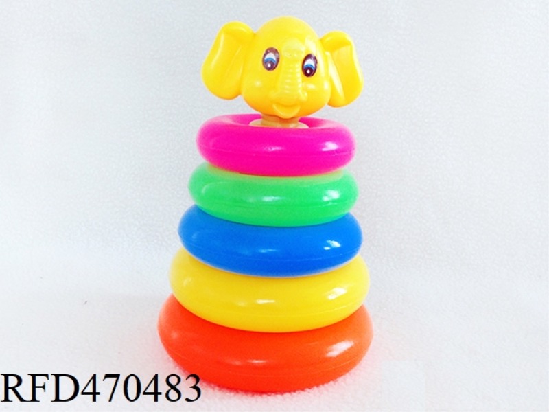 ROUND 5-LAYER ELEPHANT SMALL RING