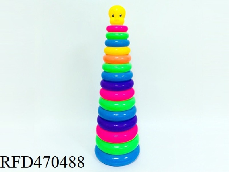 ROUND LETTER 15 LAYER TWEETY RING
