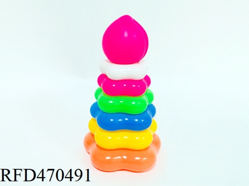 PLUM-SHAPED 6-LAYER PEACH FERRULE