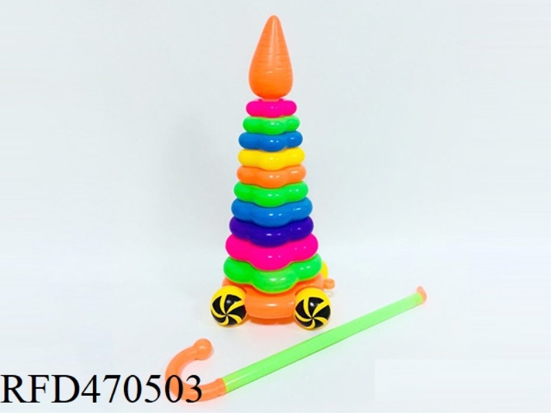 PLUM-SHAPED 11-LAYER CARROT WHEEL FERRULE