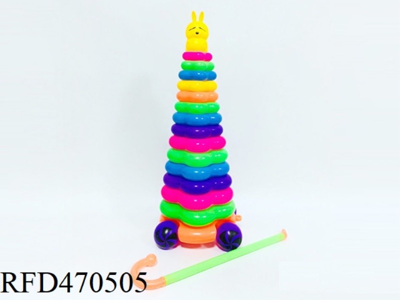 PLUM-SHAPED 15-LAYER UNLUCKY RABBIT WHEEL FERRULE