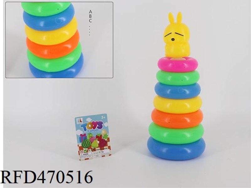 7 LAYERS DIGITAL UNLUCKY RABBIT RING