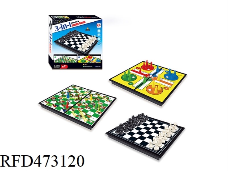 3 IN 1 CHESSBOARD