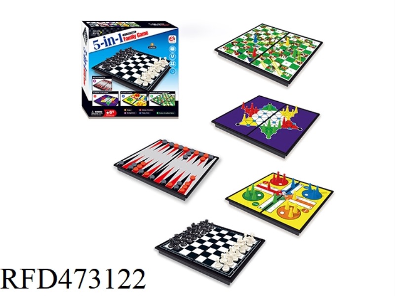 5 IN 1 CHESSBOARD