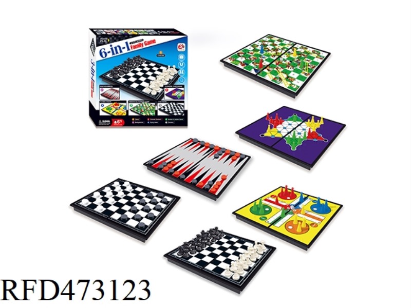 6 IN 1 CHESSBOARD