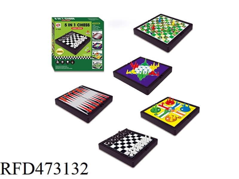 5 IN 1 CHESSBOARD