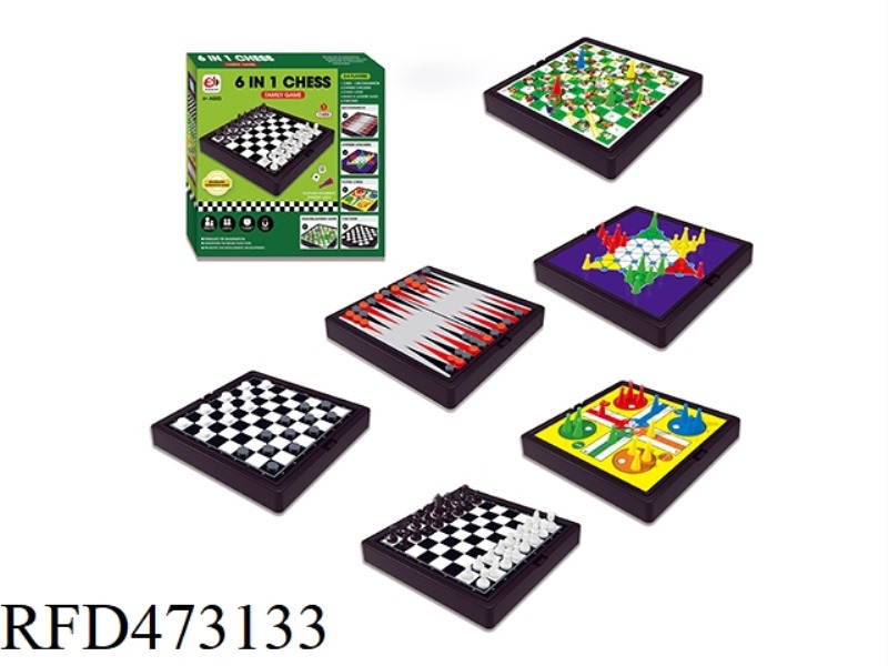 6 IN 1 CHESSBOARD