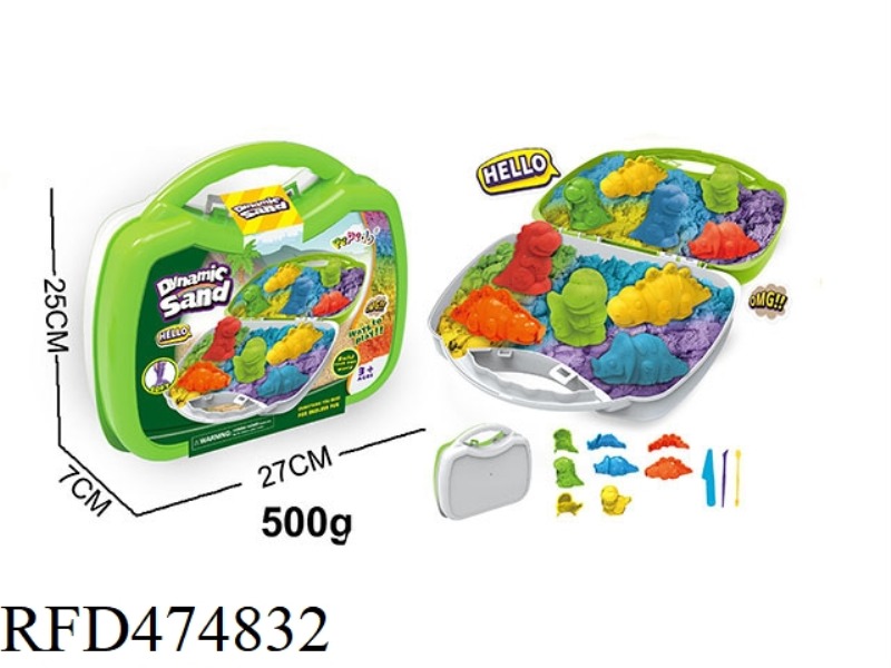 SPACE SAND 3D DINOSAUR SET (500G)