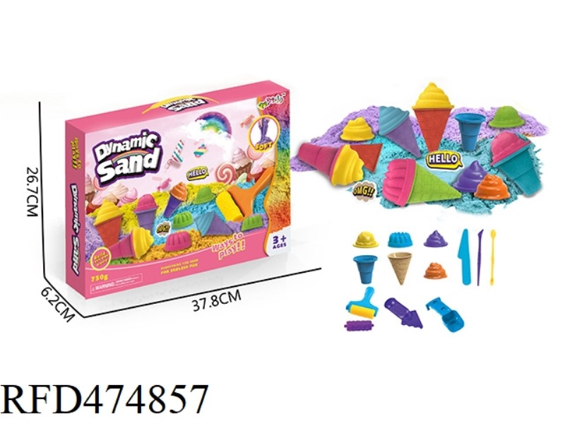 SPACE SAND ICE CREAM SET (750G)