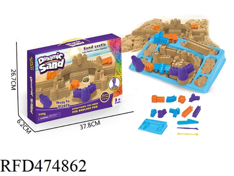 SPACE SAND STEREOSCOPIC 3D CASTLE SET (750G)