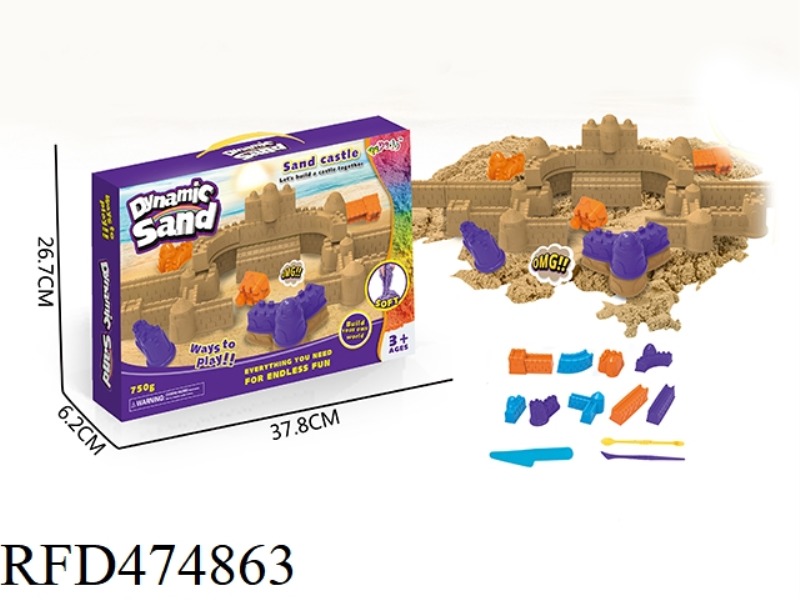 SPACE SAND STEREOSCOPIC 3D CASTLE SET (750G)