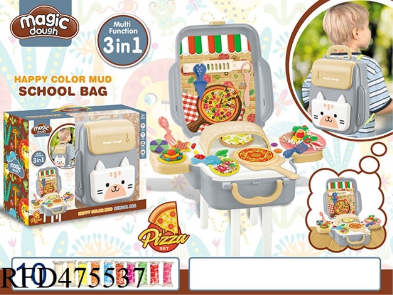 PIZZA THEMED SCHOOL BAG