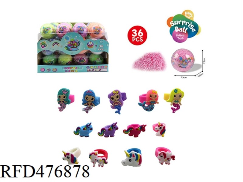 7.5CM FOAM BALL 36PCS