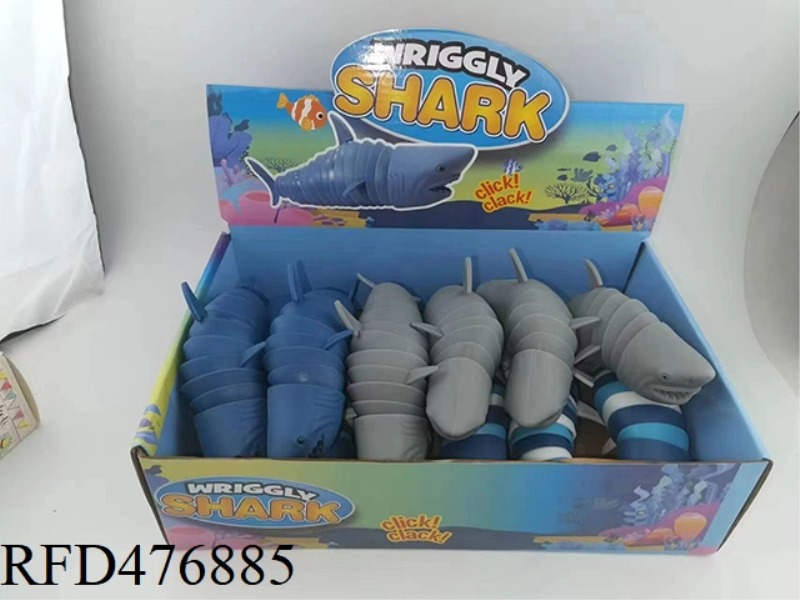 UNZIP THE SHARK, RANDOM COLOR 12PCS