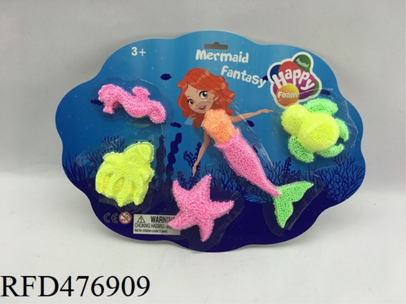 DIY FOAM MERMAID