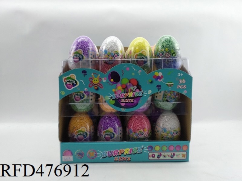 8.5CM FOAM BALL EGG 36PCS