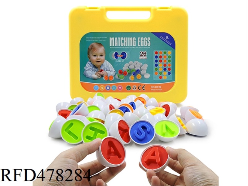 LETTER MATCHING EGGS