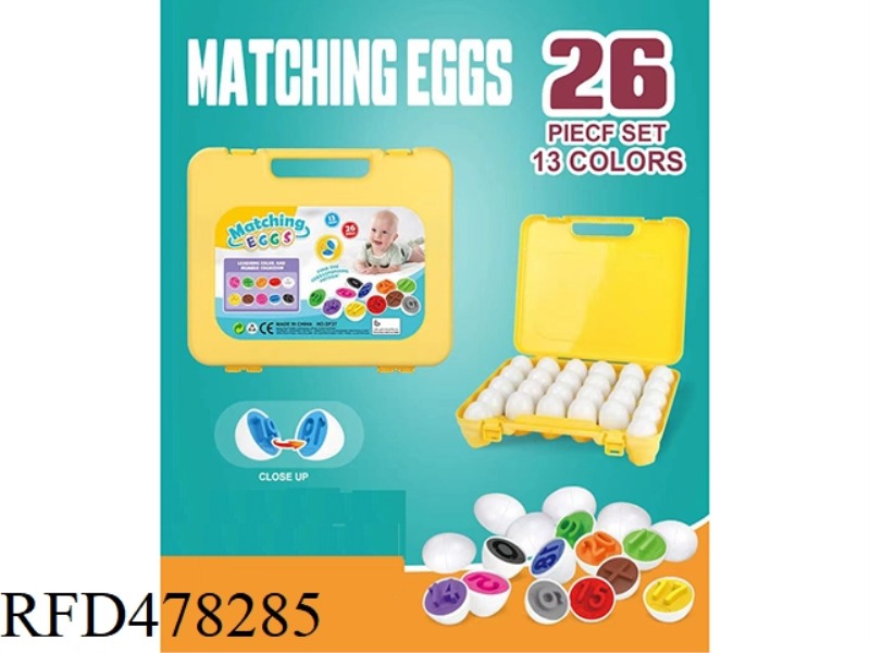 NUMBER + SYMBOL PAIRED EGGS