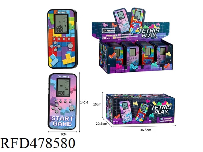 TETRIS GAME MACHINE (24PCS/DISPLAY BOX)