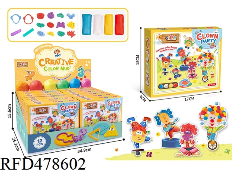 FACEBOOK CLAY (12 BOXES/DISPLAY BOX)